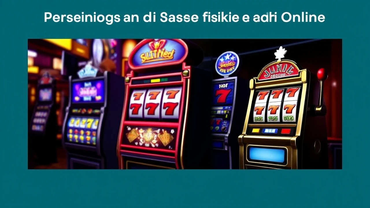 Perbandingan Slot di Kasino Fisik dan Online