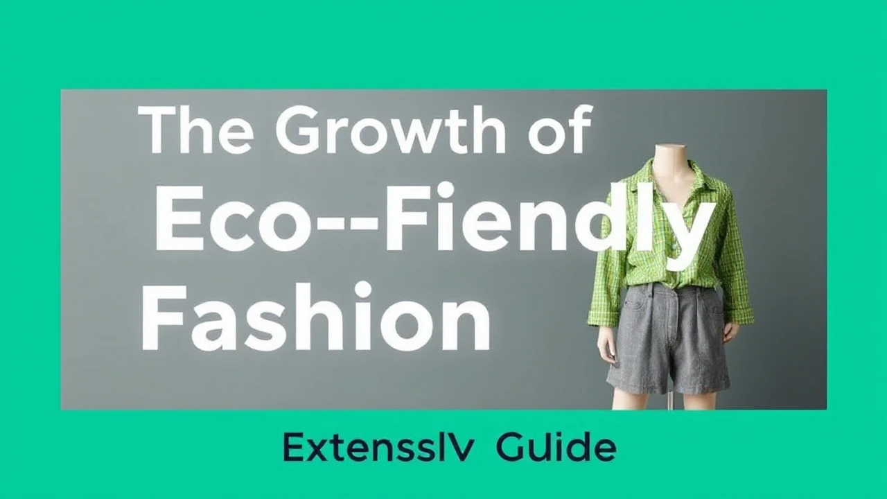 The Growth of Eco-Friendly Fashion: An Extensive Guide