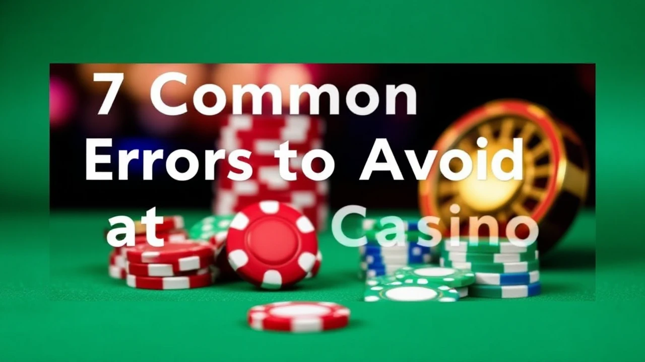 7 Common Errors to Avoid at the Casino