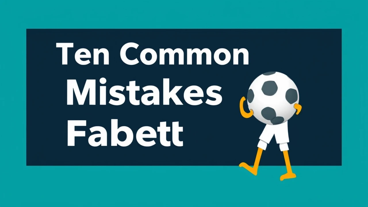 Ten Common Mistakes New Fabet Users Make