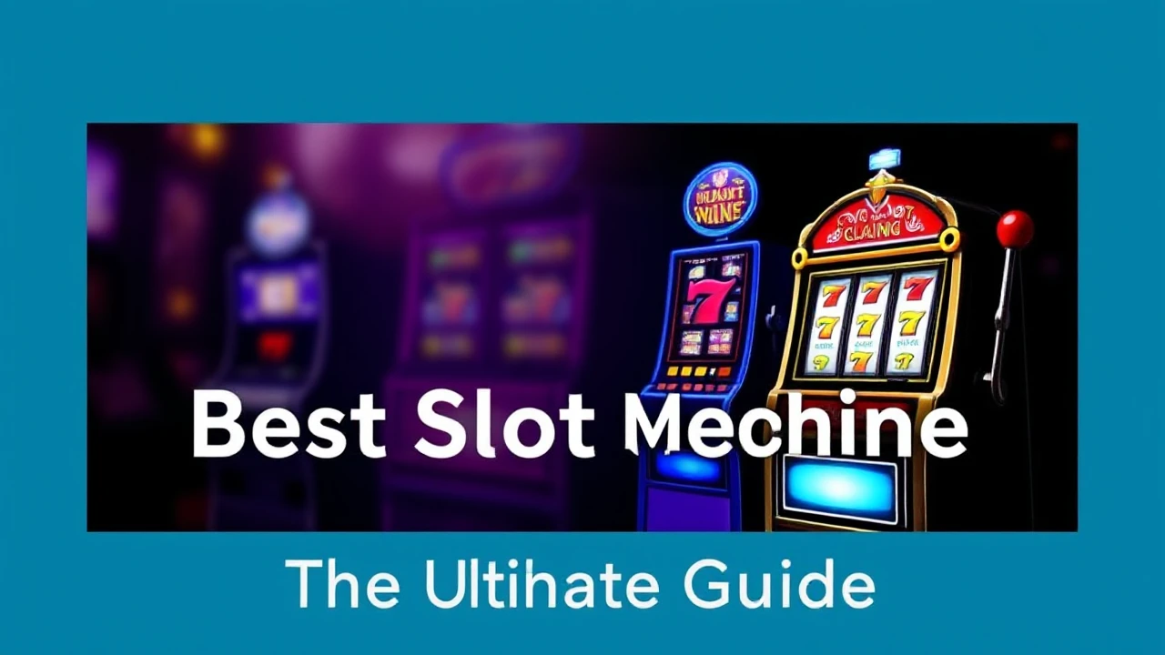 The Ultimate Guide of Selecting the Best Slot Machine