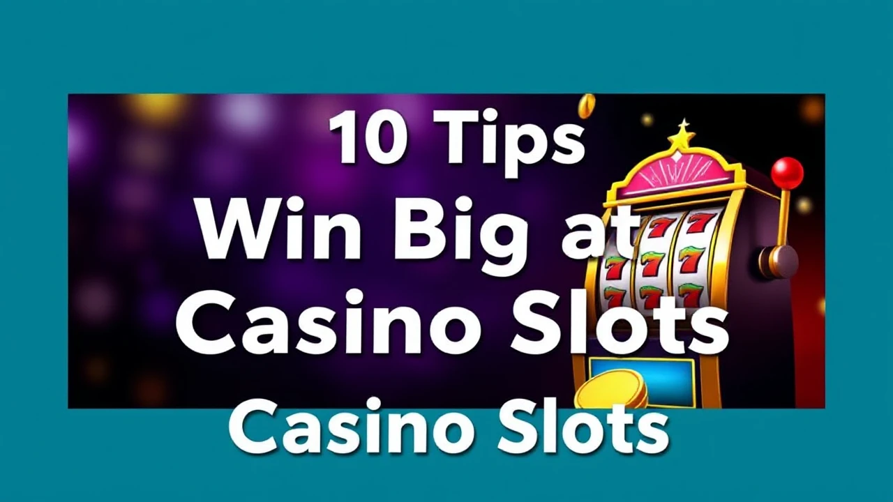 Top 10 Tips to Win Big at Casino Slots