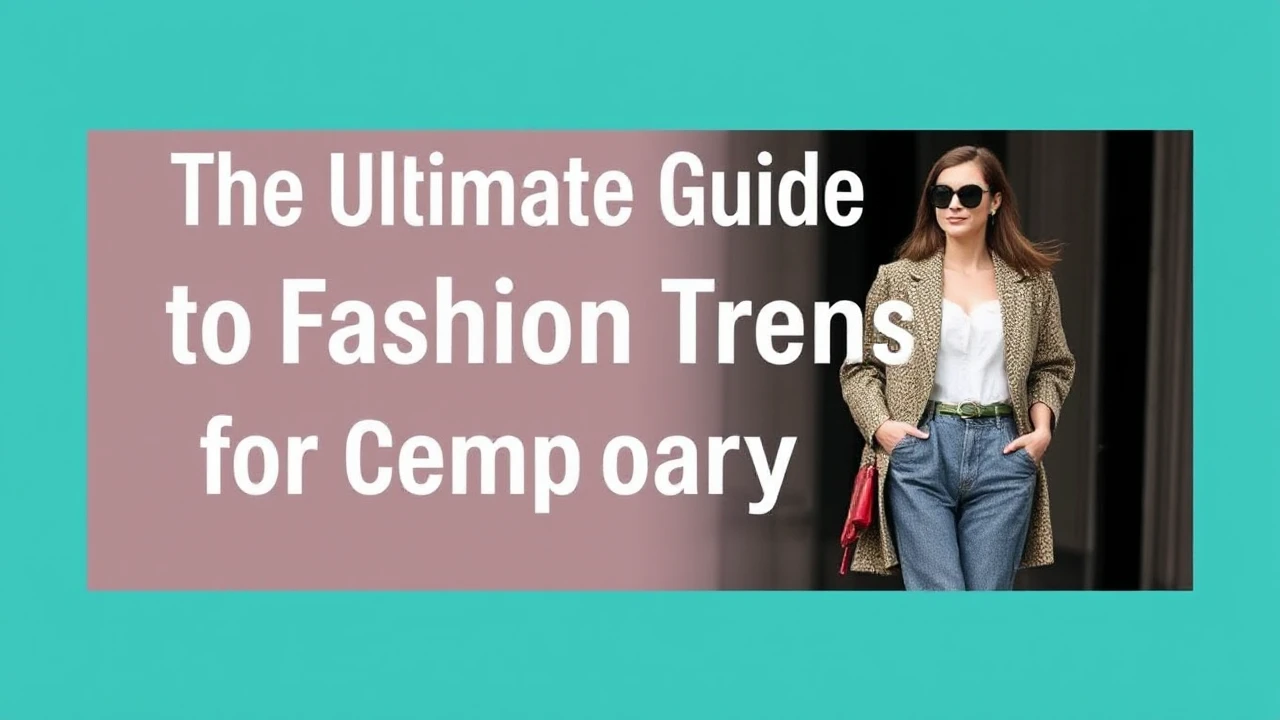The Ultimate Guide to Fashion Trends for Contemporary Females