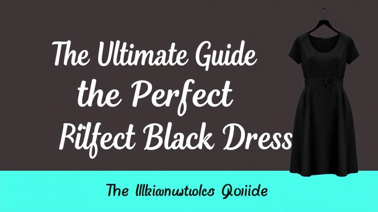 The Ultimate Guide of Selecting the Perfect Little Black Dress