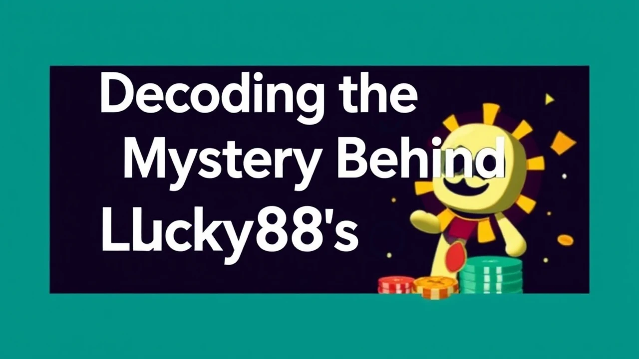 Decoding the Mystery Behind Lucky88's Success
