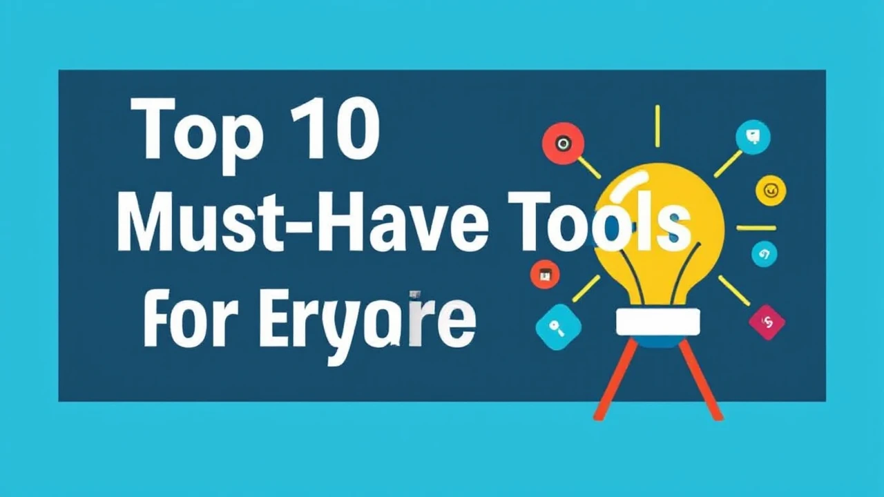 Top 10 Must-Have Tools for Every Entrepreneur