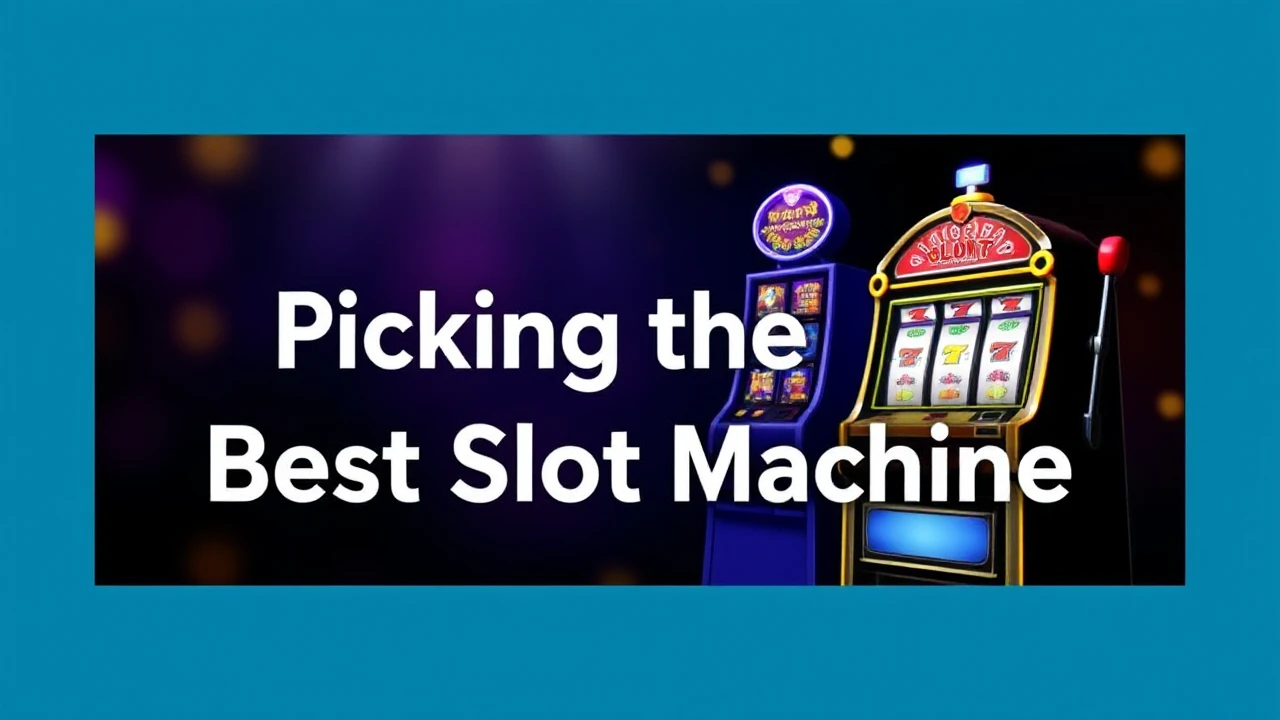 The Ultimate Guide for Picking the Best Slot Machine