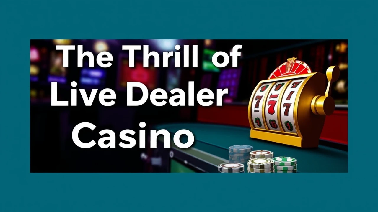 The Thrill of Live Dealer Casino Slots