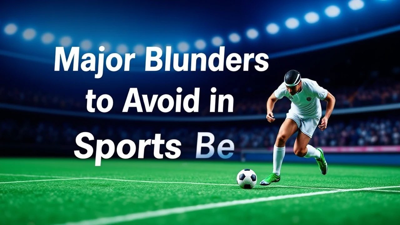 Major Blunders to Avoid in Sports Betting