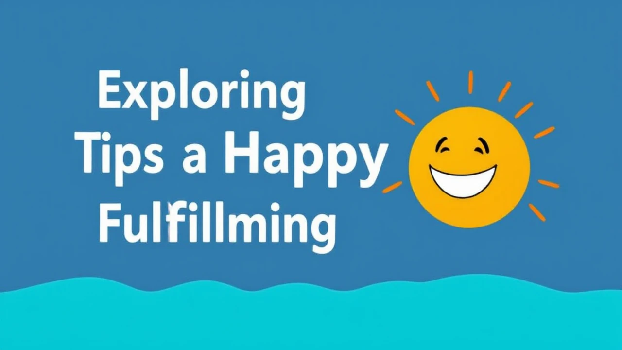 Exploring the Tips to a Happy and Fulfilling Lifestyle