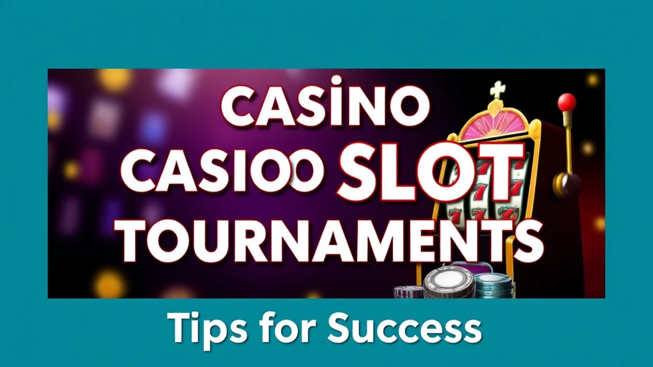 Casino Slot Tournaments: Tips for Success