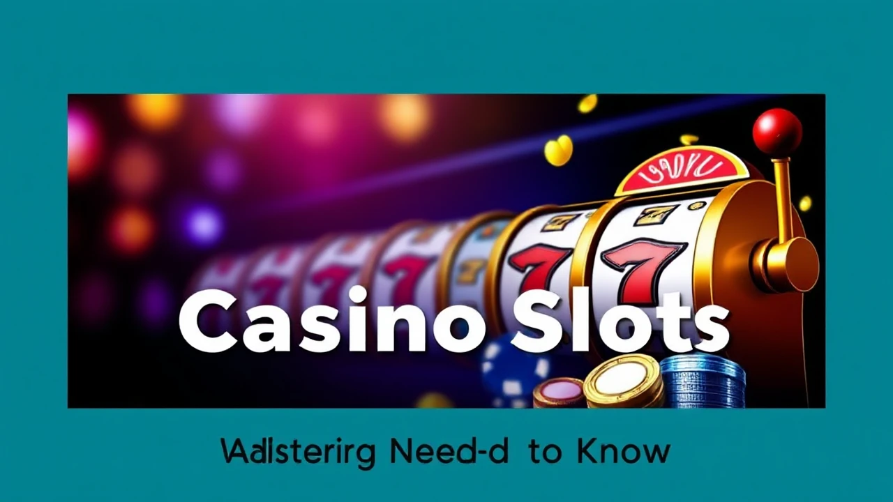 Mastering Casino Slots: All You Need to Know