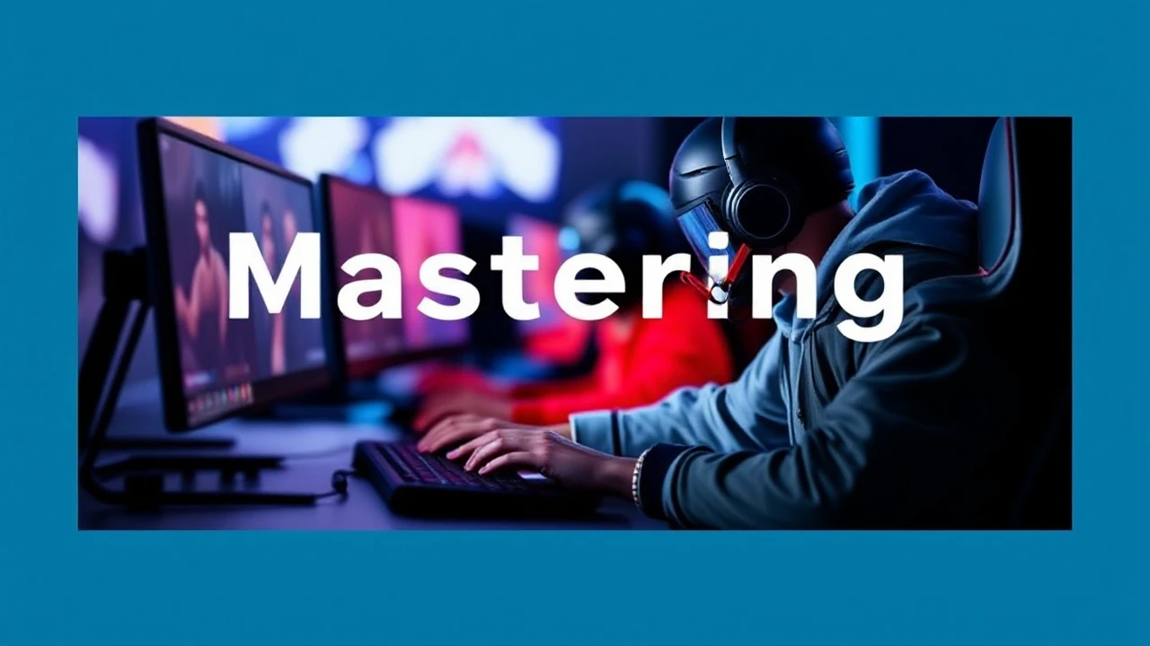 Mastering Esports: An Amateur's Introduction to Professional Gaming