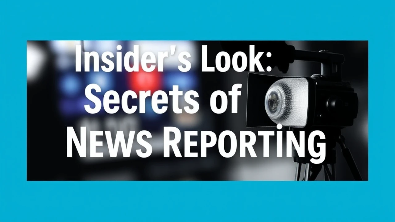Insider's Look: Unveiling the Secrets of News Reporting