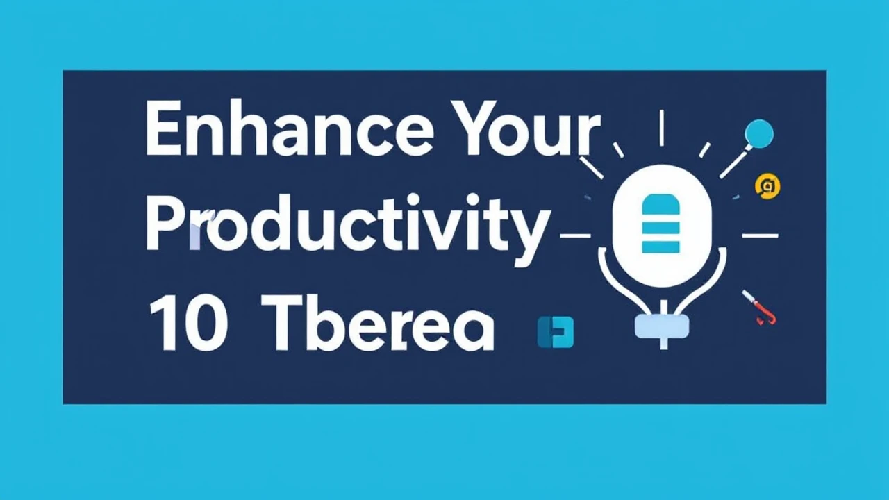 Enhance Your Productivity with These 10 Tech Hacks
