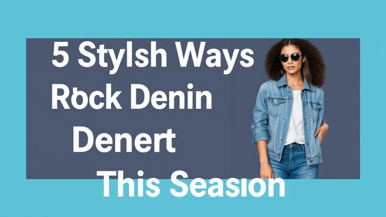 5 Stylish Ways to Rock Denim Jackets This Season: Expert Advice