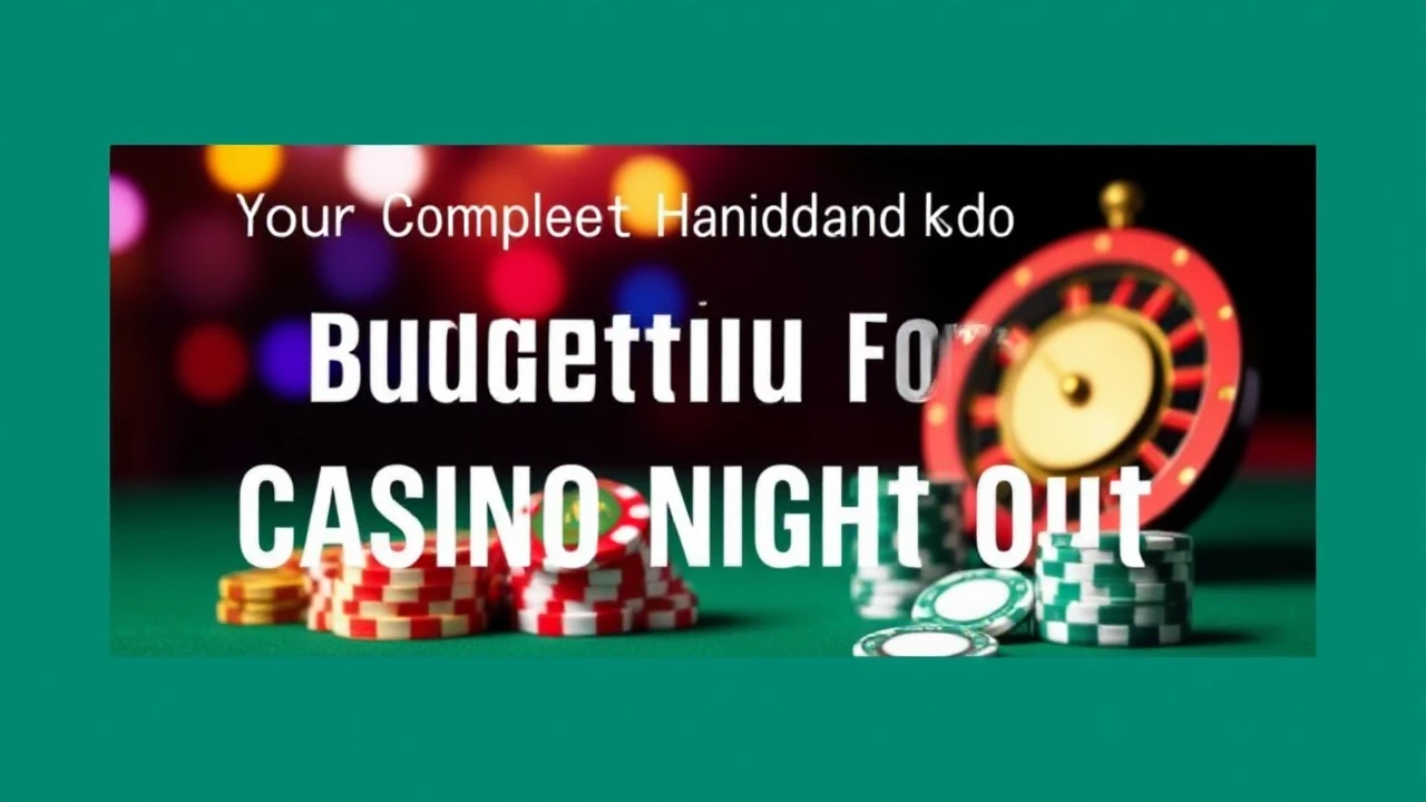 Your Complete Handbook to Budgeting for a Casino Night Out