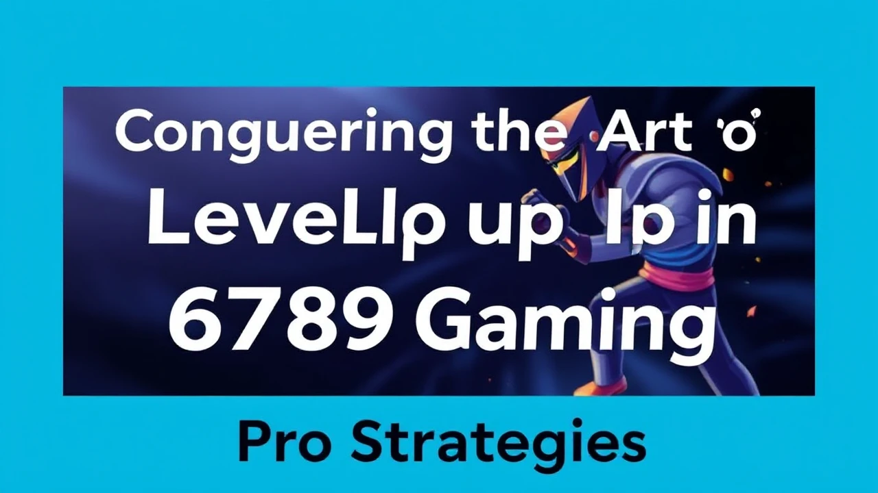 Conquering the Art of Leveling Up in 6789 Gaming: Pro Strategies