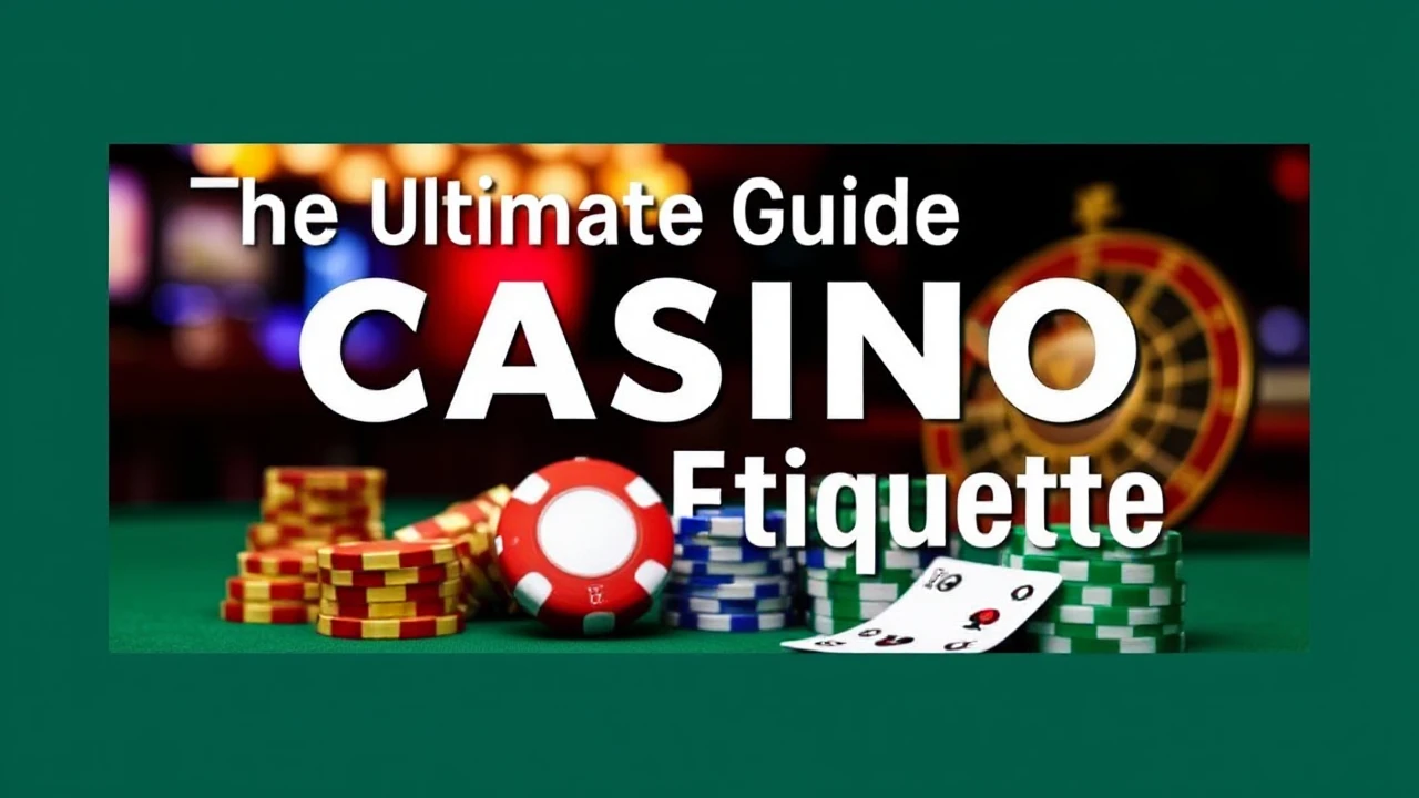 The Ultimate Guide to Casino Etiquette: Dos and Don'ts of Gaming