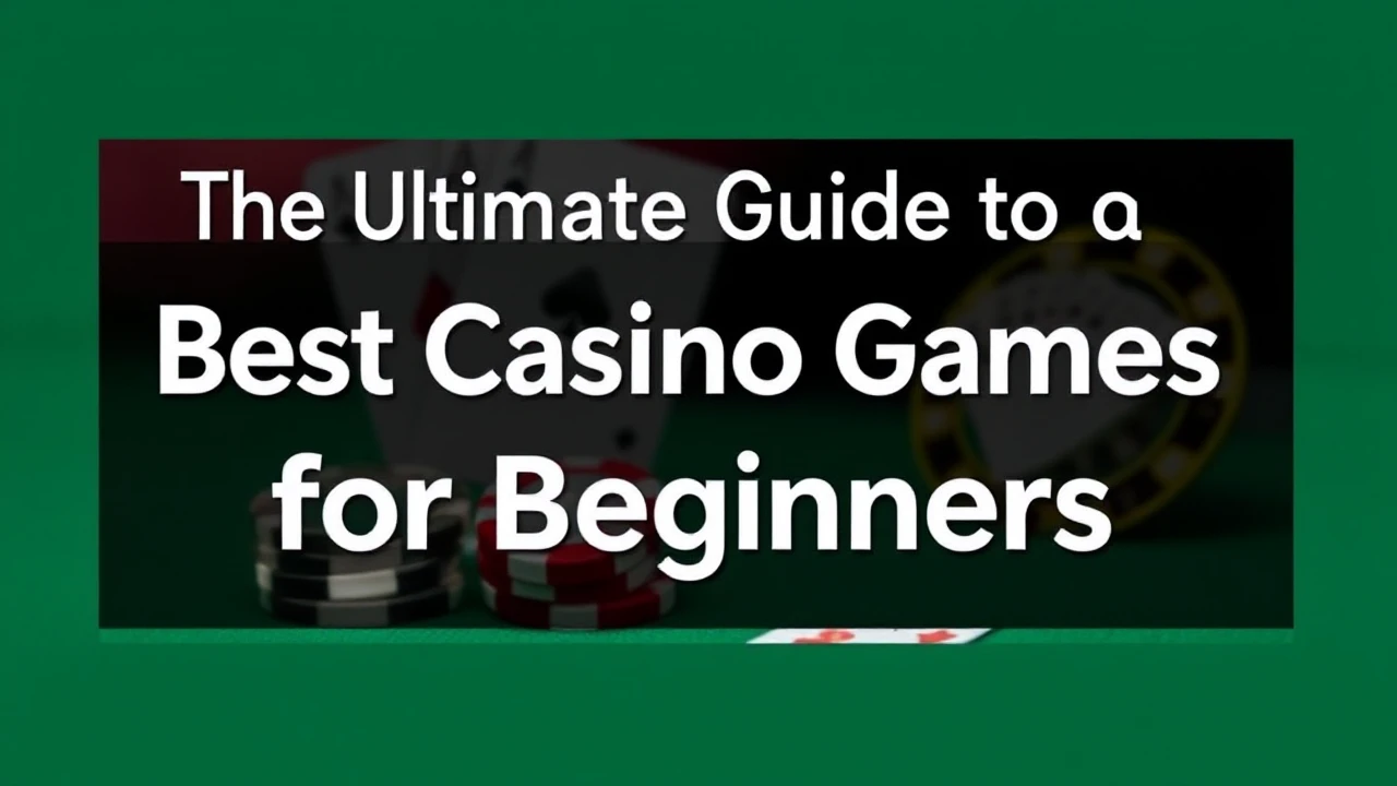 The Ultimate Guide to Best Casino Games for Beginners