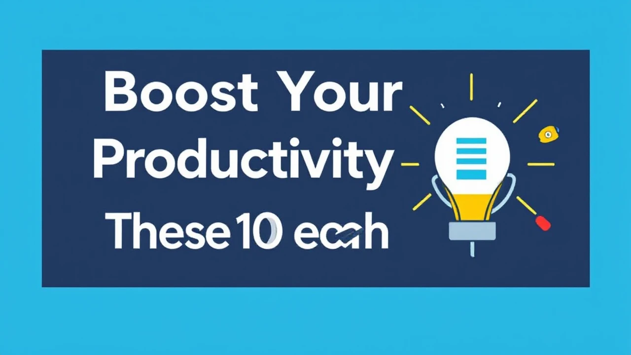 Boost Your Productivity with These 10 Tech Hacks