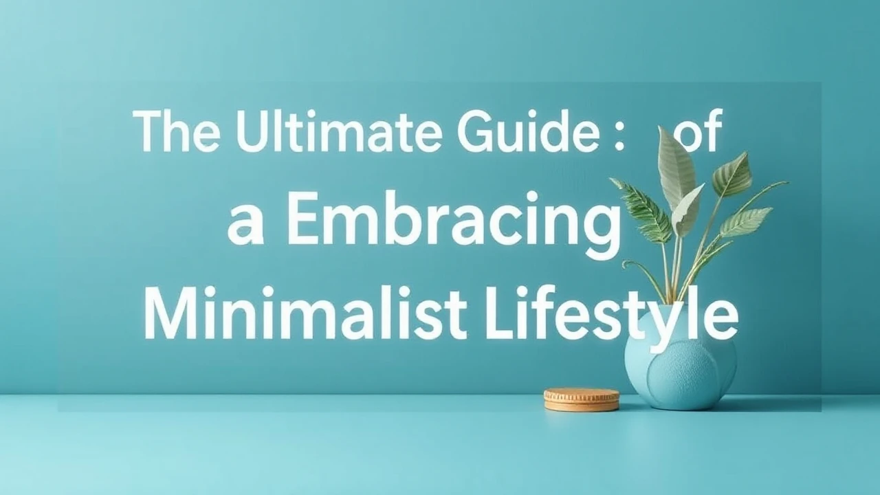 The Ultimate Guide of Embracing a Minimalist Lifestyle