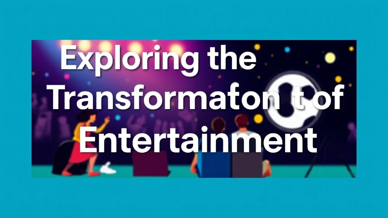 Exploring the Transformation of Entertainment Over Time