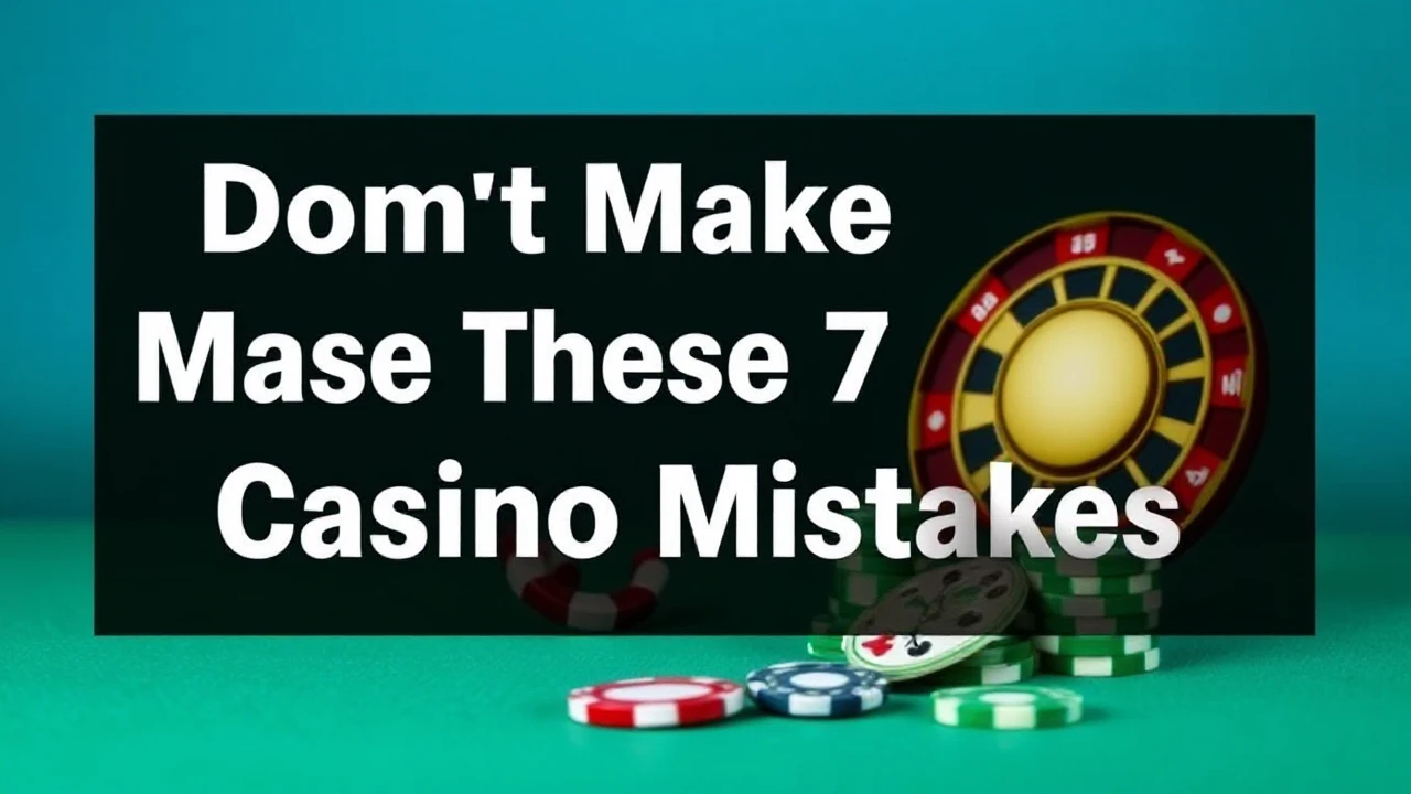 Don't Make These 7 Casino Mistakes - Tips for a Better Gambling Experience