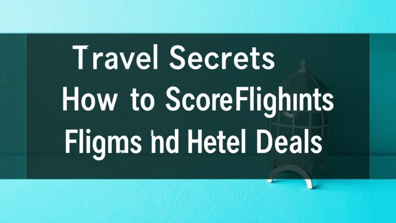 Travel Secrets: How to Score Cheap Flights and Hotel Deals