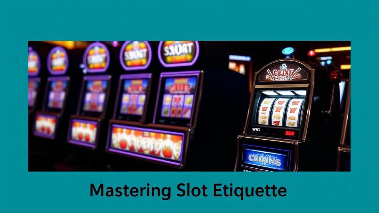Mastering Slot Etiquette: Do's and Don'ts in the Casino