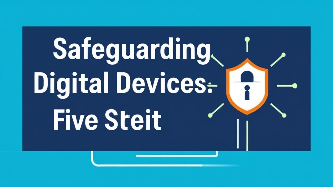 Safeguarding Your Digital Devices: Five Straightforward Tips