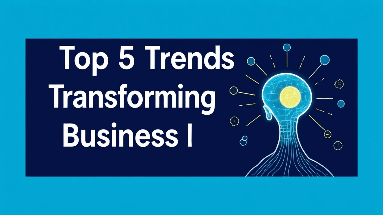 Unveiling the Top 5 Trends Transforming the Future of Business Innovation