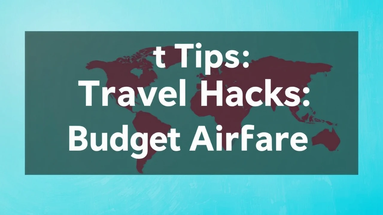 Expert Tips on Travel Hacks: Mastering Budget Airfare