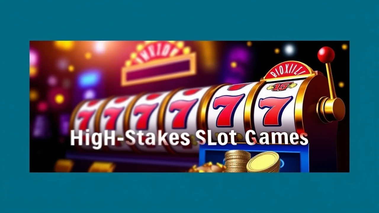 Indulging in the Thrill of High-Stakes Slot Games