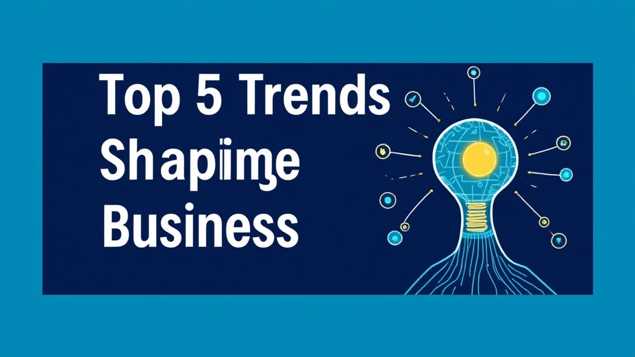 Unveiling the Top 5 Trends Shaping the Future of Business Innovation
