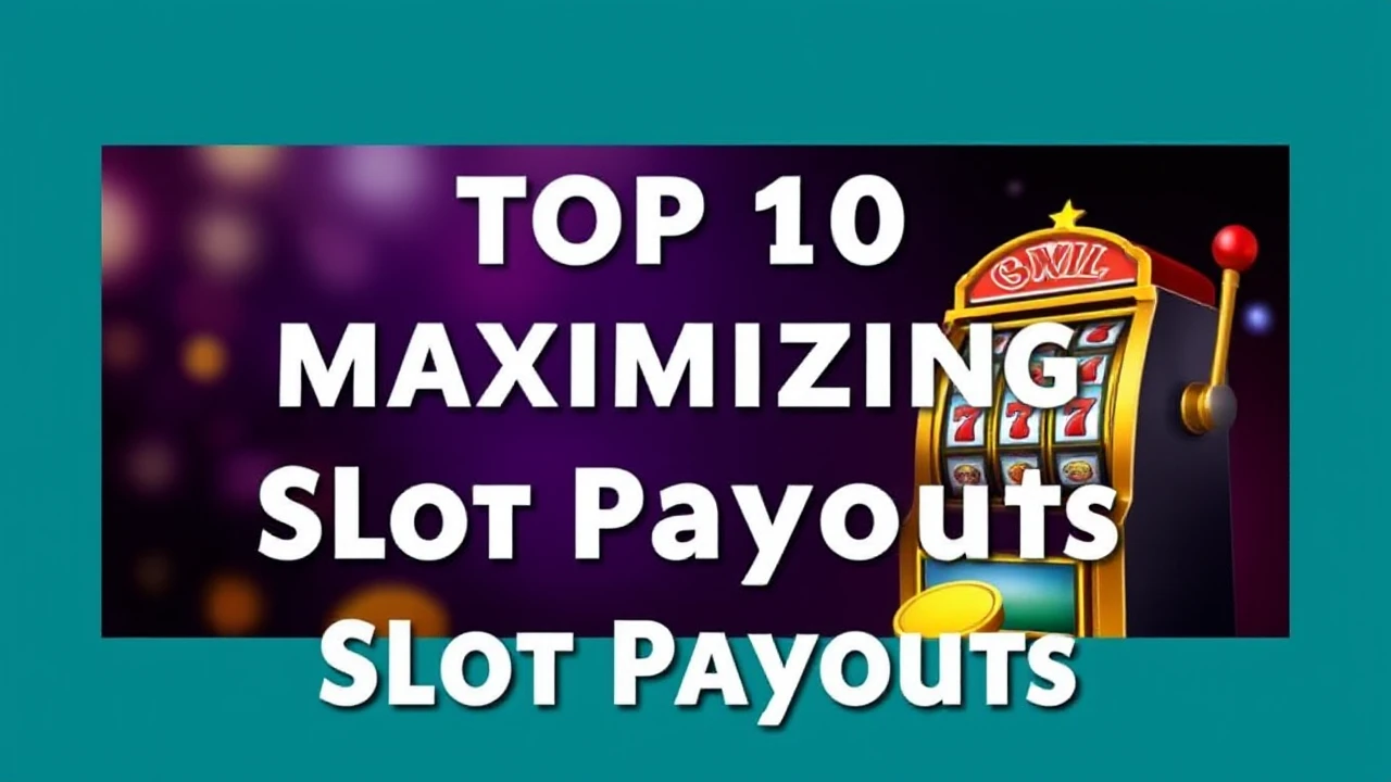 Top 10 Strategies for Maximizing Slot Payouts
