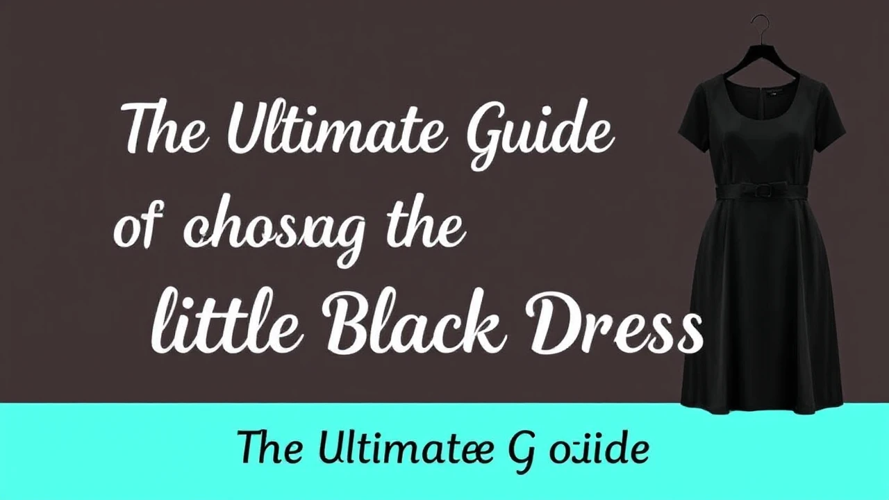 The Ultimate Guide of Choosing the Ultimate Little Black Dress