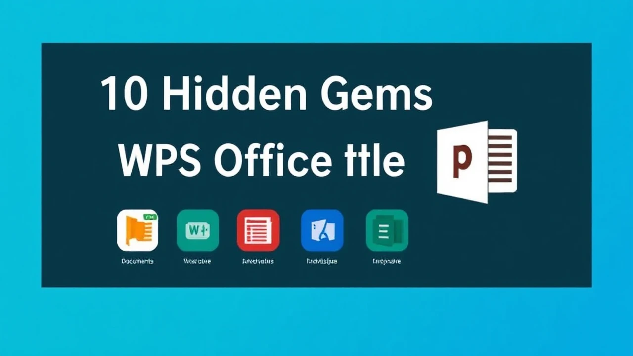 10 Hidden Gems in WPS Office That Will Enhance Your Experience