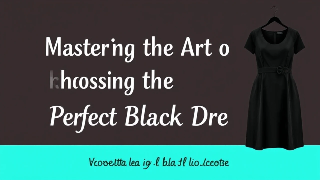 Mastering the Art of Choosing the Perfect Little Black Dress