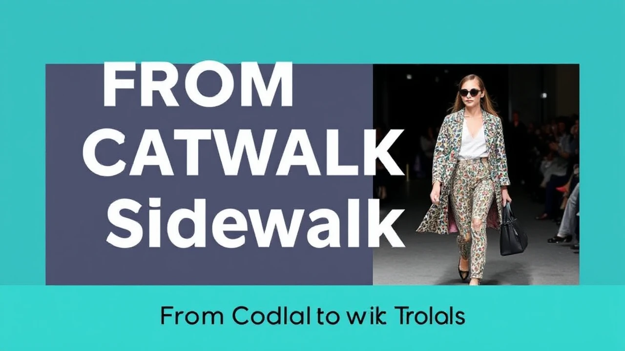 From Catwalk to Sidewalk: Fashion Forward Tips