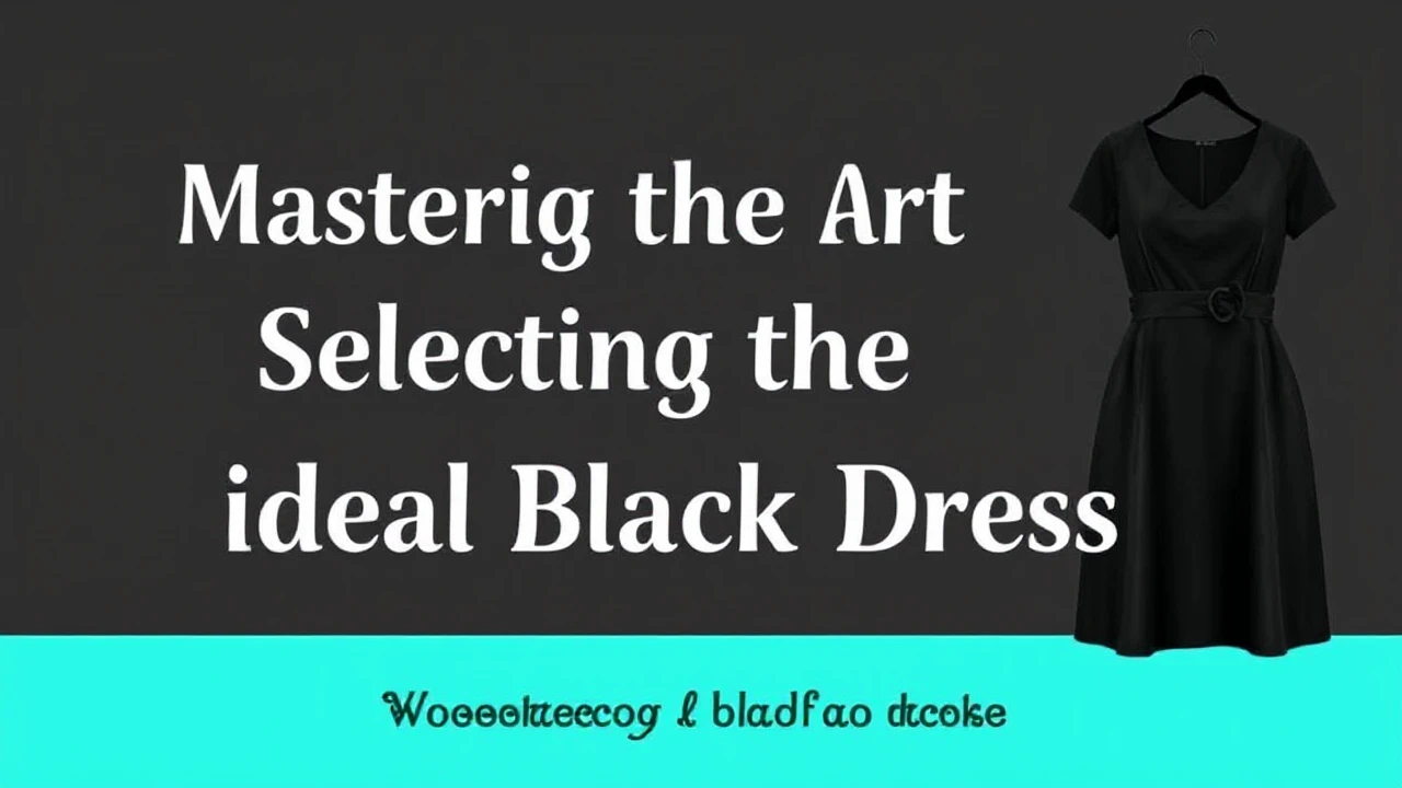 Mastering the Art of Selecting the Ideal Little Black Dress