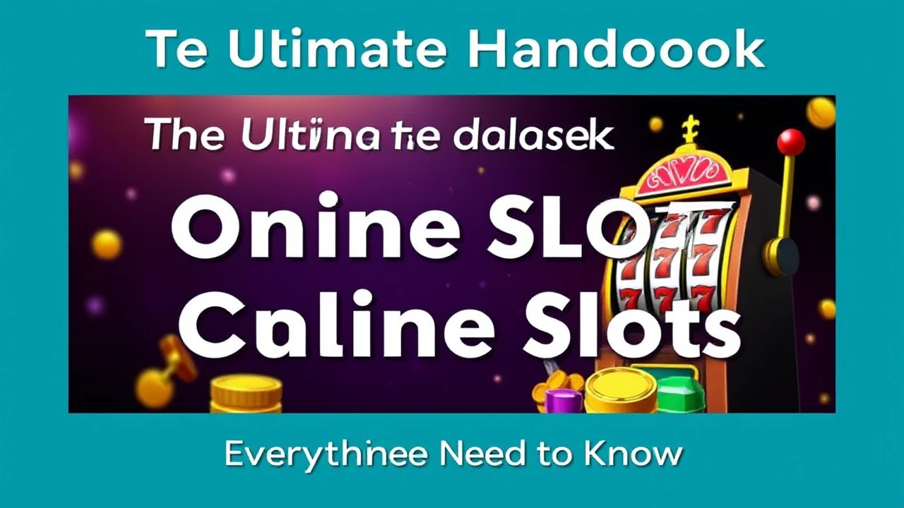 The Ultimate Handbook Online Casino Slots: Everything You Need to Know