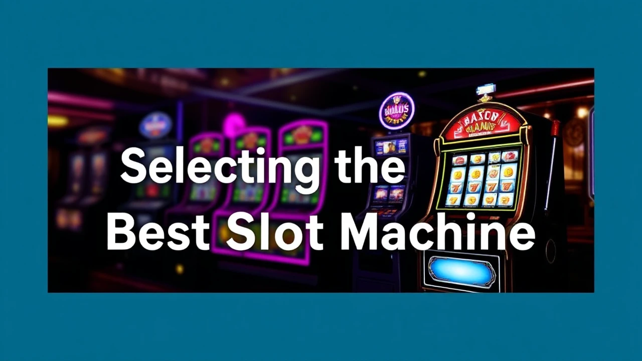 The Ultimate Guide to Selecting the Best Casino Slot Machine