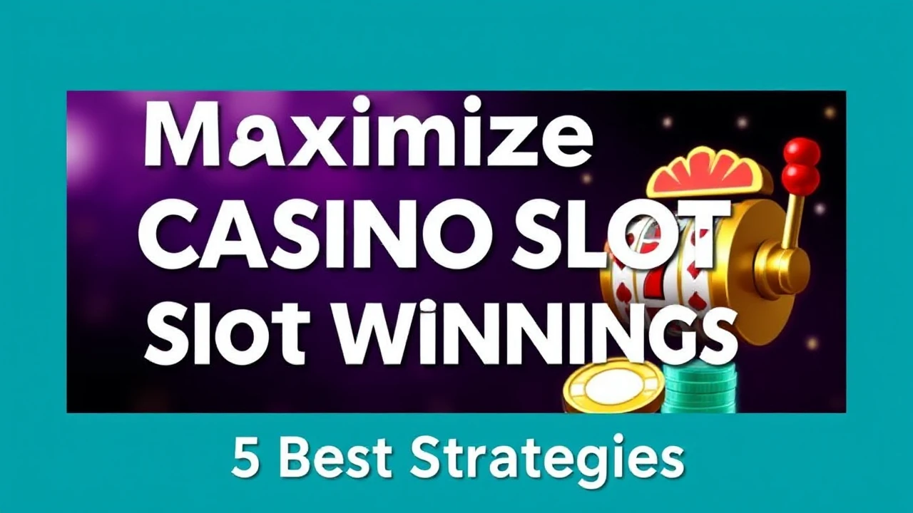 Maximize Your Casino Slot Winnings: 5 Best Strategies