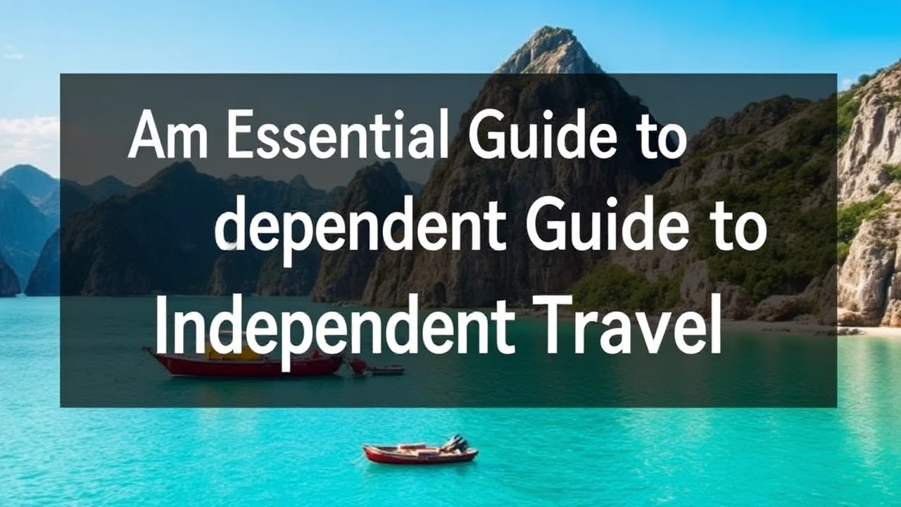 An Essential Guide to Independent Travel: Key Tips for Embarking on the World Solo