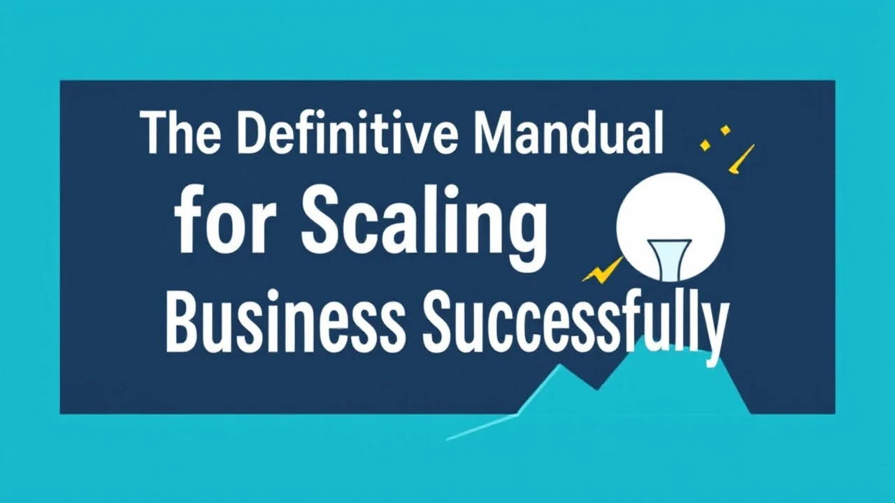 The Definitive Manual for Scaling Your Business Successfully