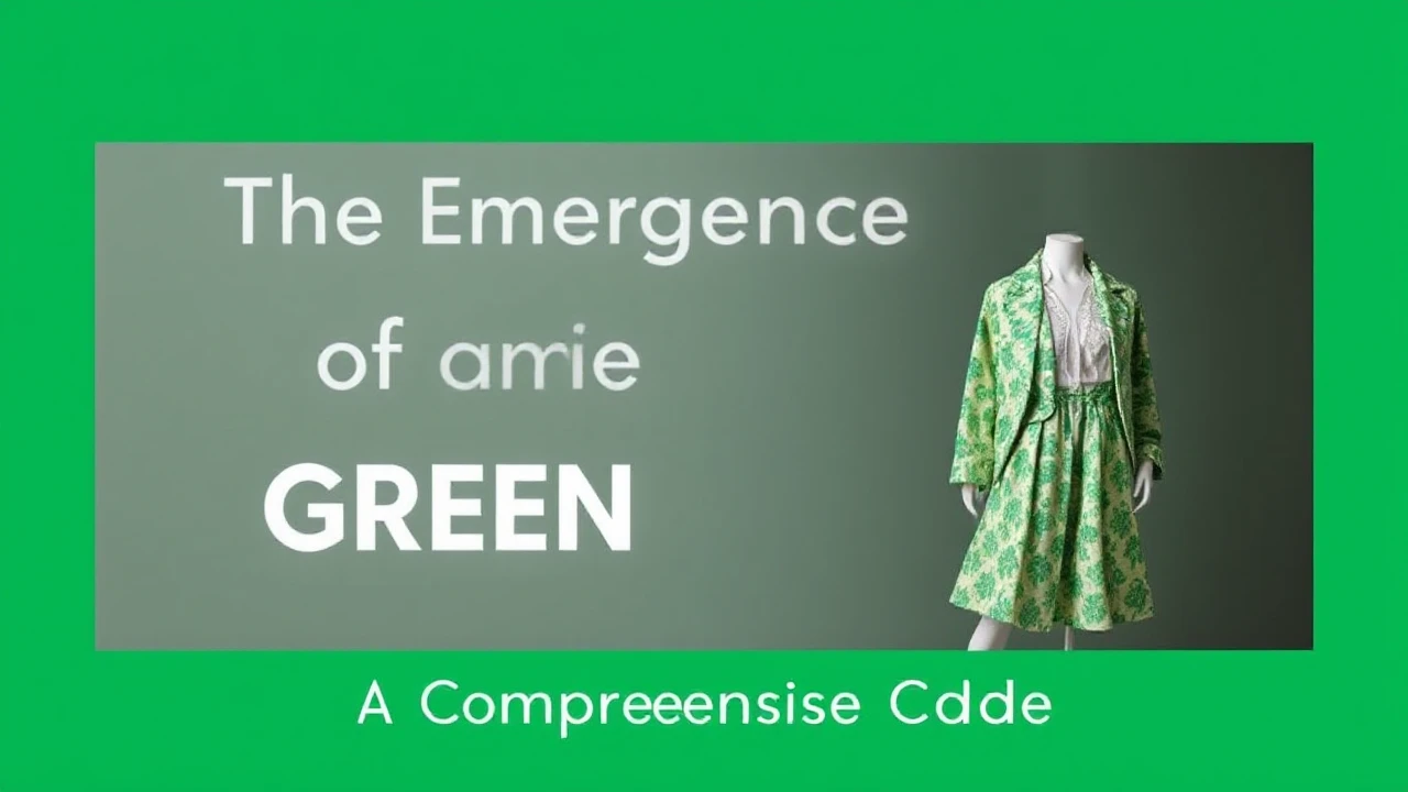 The Emergence of Green Fashion: A Comprehensive Guide