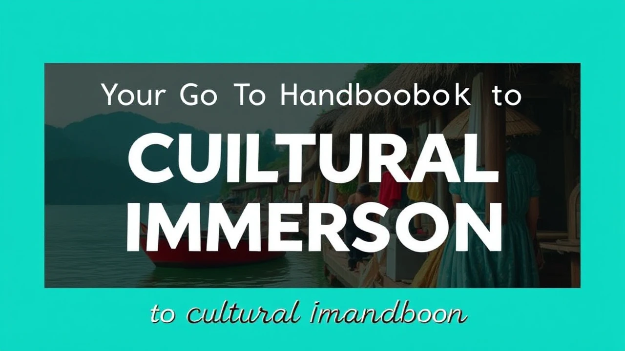 Your Go-To Handbook to Cultural Immersion: Embracing Local Traditions While Traveling