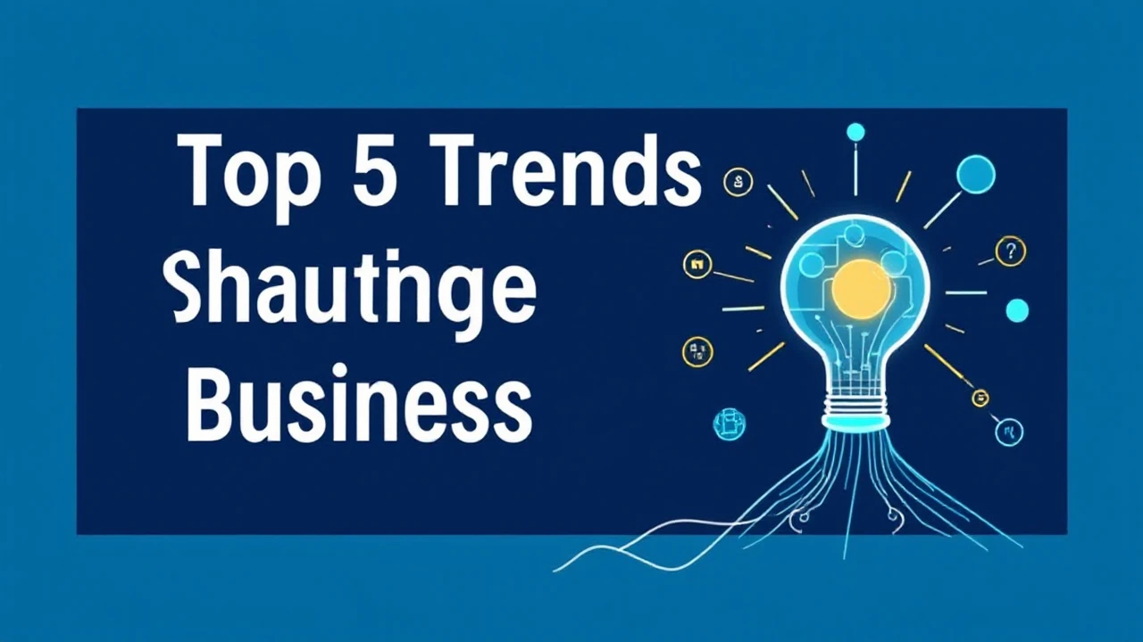 Investigating the Top 5 Trends Shaping the Future of Business Innovation