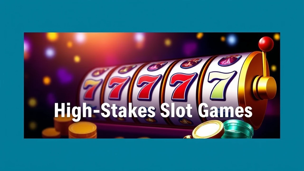 Enjoying the Thrill of High-Stakes Slot Games
